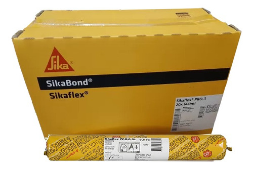 20u Sikaflex Pro 3 600ml Sellador Poliuretano Juntas