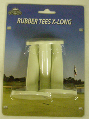 Curso Rubber Tee Golf X-long Tamaño 3pk (alcance Conduccion