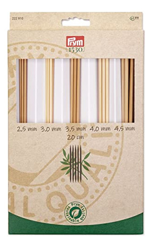 Set, Bamboo, 2.5-4.5mm Double-pointed Knitting Needles,...