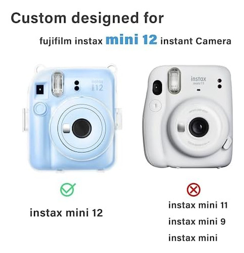 Rieibi Estuche Transparente Compatible Con Fuji Instax Mini