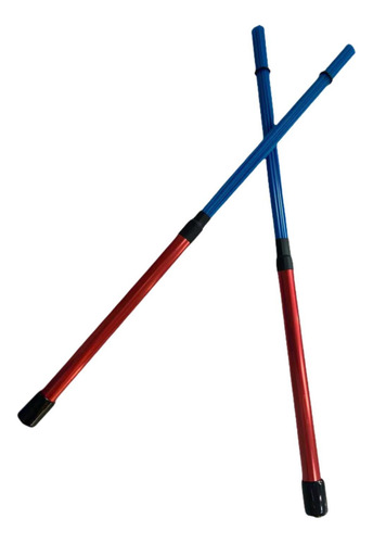 Baquetas, Escobillas Para Batería, Escobillas De Rojo Azul