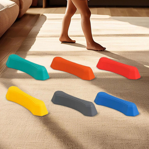 Yy Pedra De Piso Para Crianças Balance Beam, 6 Unidades