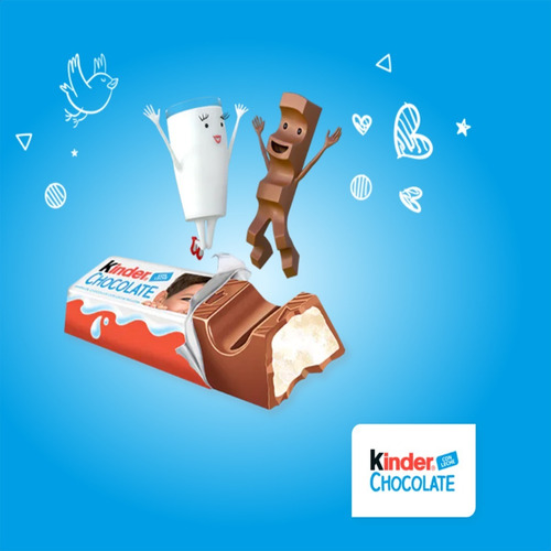 Kinder Barra De Chocolate Rellena Con Leche 300 Gr. X24