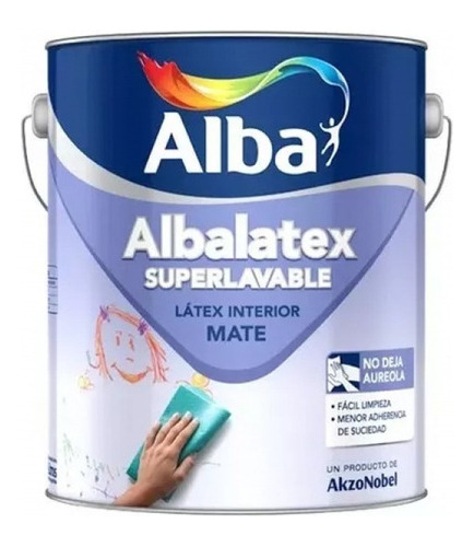 Albalatex Superlavable Resistente A Las Manchas 20lt Pintumm