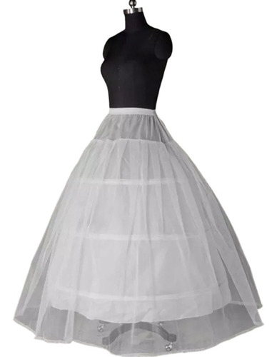 Vestido De Enagua De Apoyo Nupcial 1 Para Novia 3 Aros