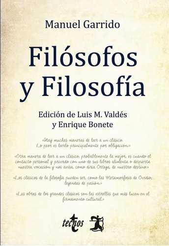 Filosofos Y Filosofia - Garrido, Manuel