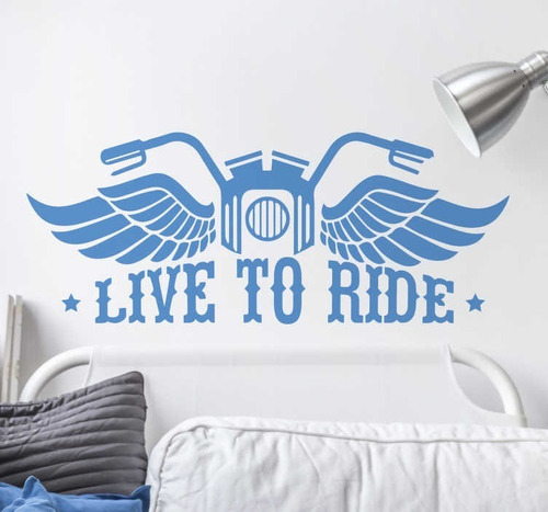 Vinilos Para Moto Live To Ridehogar Casa Pared