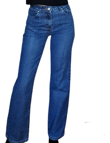 Jeans Zara Z1975 Recto Rígido Cintura Alta Impecable Divino!