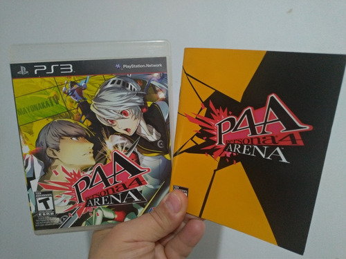 Jogo Ps3 Persona4 Arena P4a Semi-novo Completo Raro Leia ! (Usado)