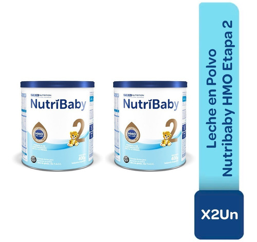 Leche En Polvo Nutribaby Hmo Etapa 2 En Lata 2x400g