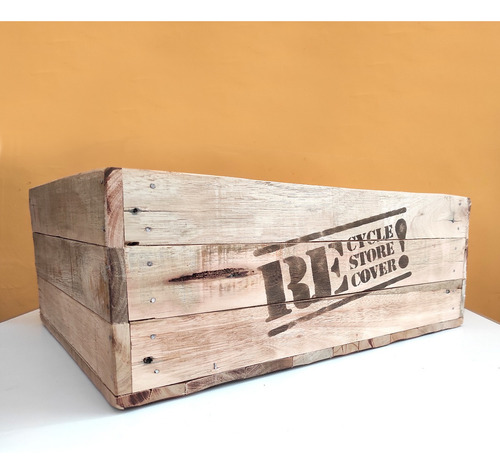 Cajón De Madera Rústico Y Ecológico 47x33x18 (Usado)