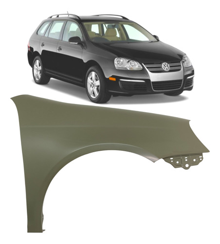 Paralama Jetta Sw 2007 2008 2009 Lado Direito Novo