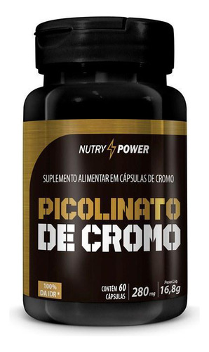 Picolinato De Cromo (60 Cápsulas) 280mg