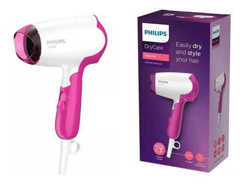 Secador De Pelo Philips Bhd003/00 Drycare Essential 1400w