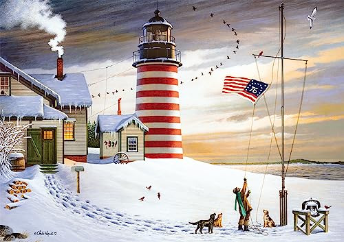 Buffalo Games - Charles Wysocki - West Quoddy Headlight - Ro