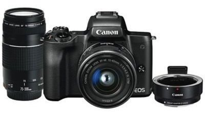 Imagen 1 de 1 de Camara 55 M50 + Lente 75 300+adap