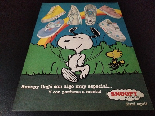 (pe205) Publicidad Clipping Calzado Infantil Snoopy * 1988