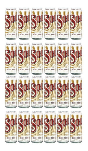 Imagen 2 de 9 de Cerveza Sol Rubia Lata 473ml Pack X24 La Barra Oferta