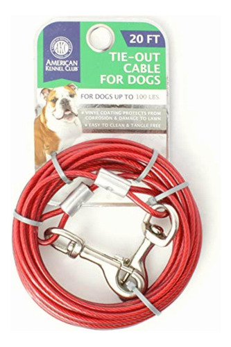 American Kennel Club Akc Cable De Acero Resistente Para