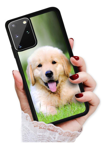 Funda Cachorro Golden Retriever Para Samsung Galaxy A12