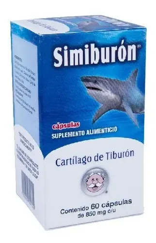 Cartilago De Tiburon (60 Caps) 850mg C/u Suplemento Aliment | MercadoLibre
