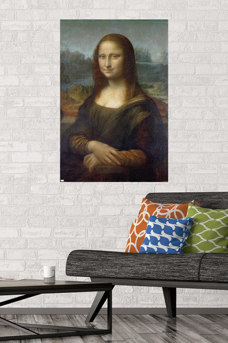 Trends International Mona Lisa De Leonardo Da Vinci Póster D