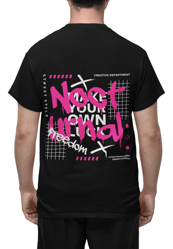 Remera Estampada Unisex Nocturnal Algodón Serigrafía Digital