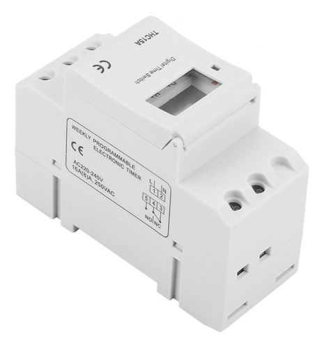Temporizador Digital Timer Rele Din Automatico 220v