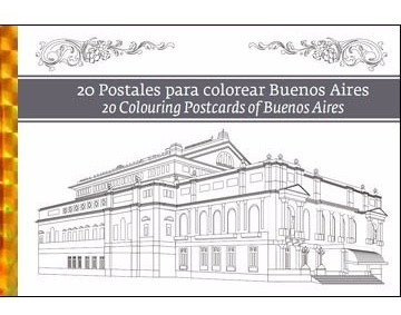 20 Postales Para Colorear Buenos Aires  Arte Terapia