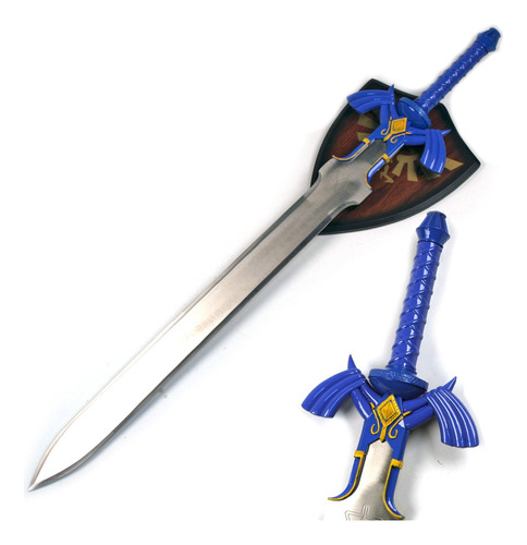 Espada Maestra Azul Con Placa Estilo Zelda Twilight Princess