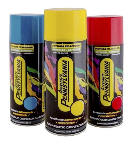 Imagen 1 de 2 de Pintura Aerosol Negro Alta Temperatura En Spray De 400 Ml