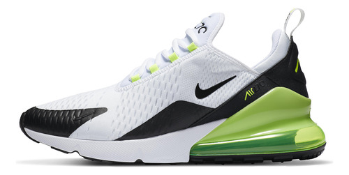 Zapatillas Nike Air Max 270 White Black Urbano Dc0957-100   