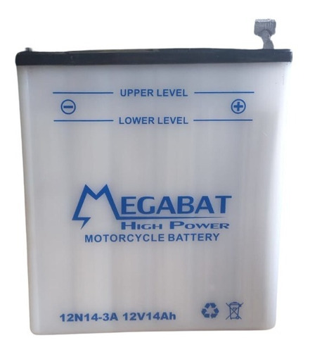 Bateria De Moto Megabat 12n14a-3a