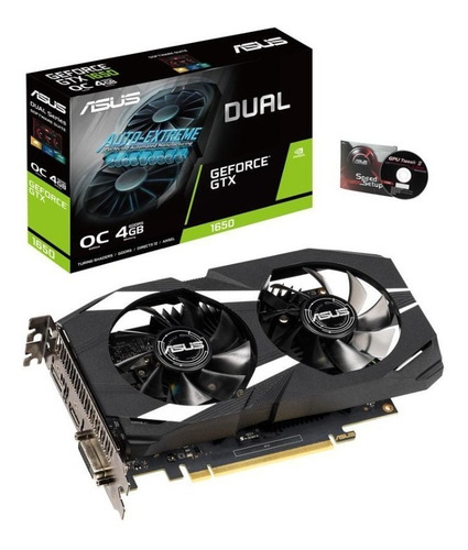 Imagen 1 de 3 de Tarjeta Video Asus Geforce Gtx 1650 Overclocked 4gb