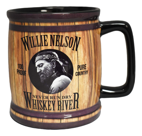 Willie Nelson - Taza De Whisky River Barrel