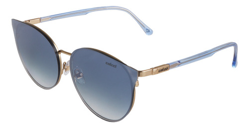 Óculos Solar Colcci C0215e5186 Dourado Lente Azul Degradê