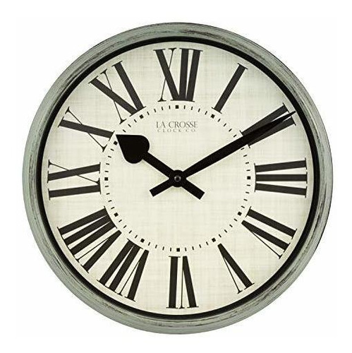 La Crosse Technology 404-3036g Reloj De Pared De Cuarzo Sage