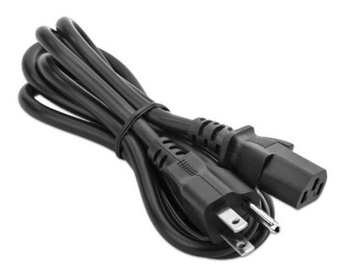 Cable De Corriente 3 Pines Para Pc Fuentes Tv Monitor