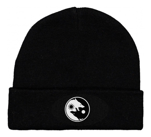 Gorro Lana Beanie Pasamontañas Lobos Yin Y Yang Inp Phr 