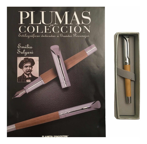 Plumas De Coleccion- Emilio Salgari Con Revista