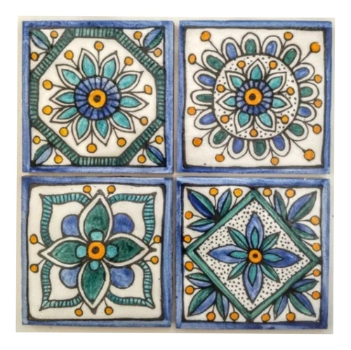 Azulejos Decorados 10 X 10 Veracruz Verdes. Soy Fabricante 