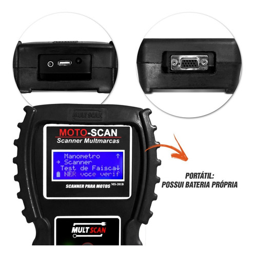 Imagem 2 de 6 de Scanner Para Motos Moto-scan 4.0 1.06 Honda Yamaha