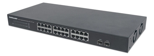 Switch Intellinet Gigabit Ethernet 24 Puertos + 2 Puertos /v