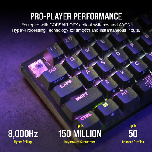 Teclado Para Juegos Corsair K65 Pro Mini Rgb 65% Opx Switche