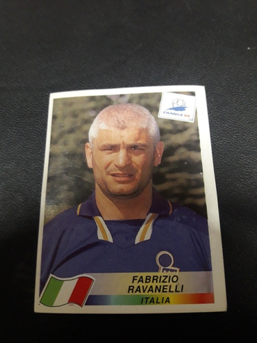 Mundial Francia 1998. Figurita N° 98. F. Ravanelli. Mira!!!