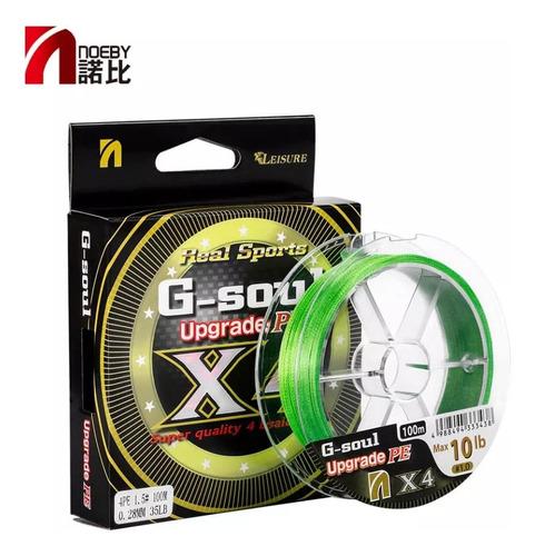 Linha Multifilamento Noeby G-soul Upgrade Pe X4 0,45mm 70lbs