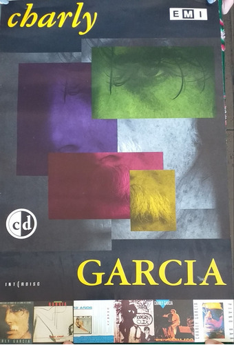 Poster Charly Garcia De Época, Promoción Cd's 