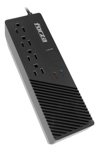 Regulador De Voltaje 4 Tomas 1000va 500w Forza Fvr-1011usb