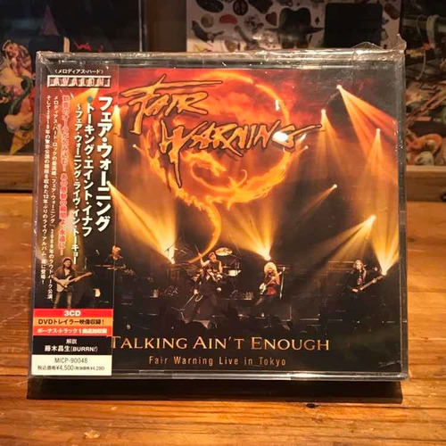 Fair Warning  Talking Ain't Enough!  Live In Tokyo 3cd 