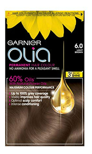 Garnier Olia Permanent Hair Colour 6.0 Light Brown